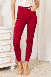 Judy Blue Women's Full Size High Waist Tummy Control Skinny Jeans - Trendy & Slimming